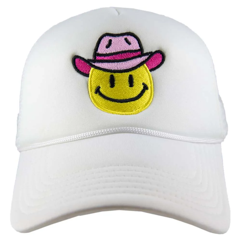 Cowboy Happy Face Wholesale Foam Hat