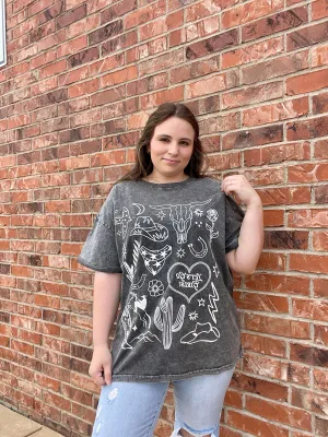 Cowgirl Elements Graphic Tee