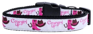 Cowgirl Up Nylon Cat Collar