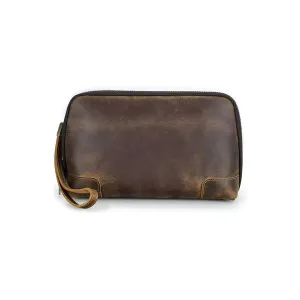 CowLuxe Stylish Leather Men's Accessory Bag