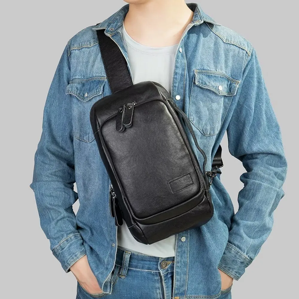 CowLuxe Vintage Chest Bag Stylish Backpack