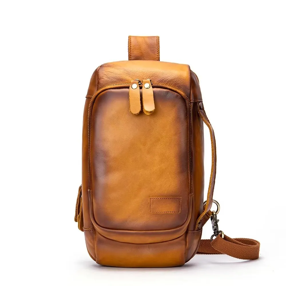 CowLuxe Vintage Chest Bag Stylish Backpack