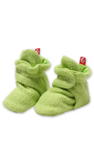 Cozie Fleece Solid Color Baby Bootie by Zutano