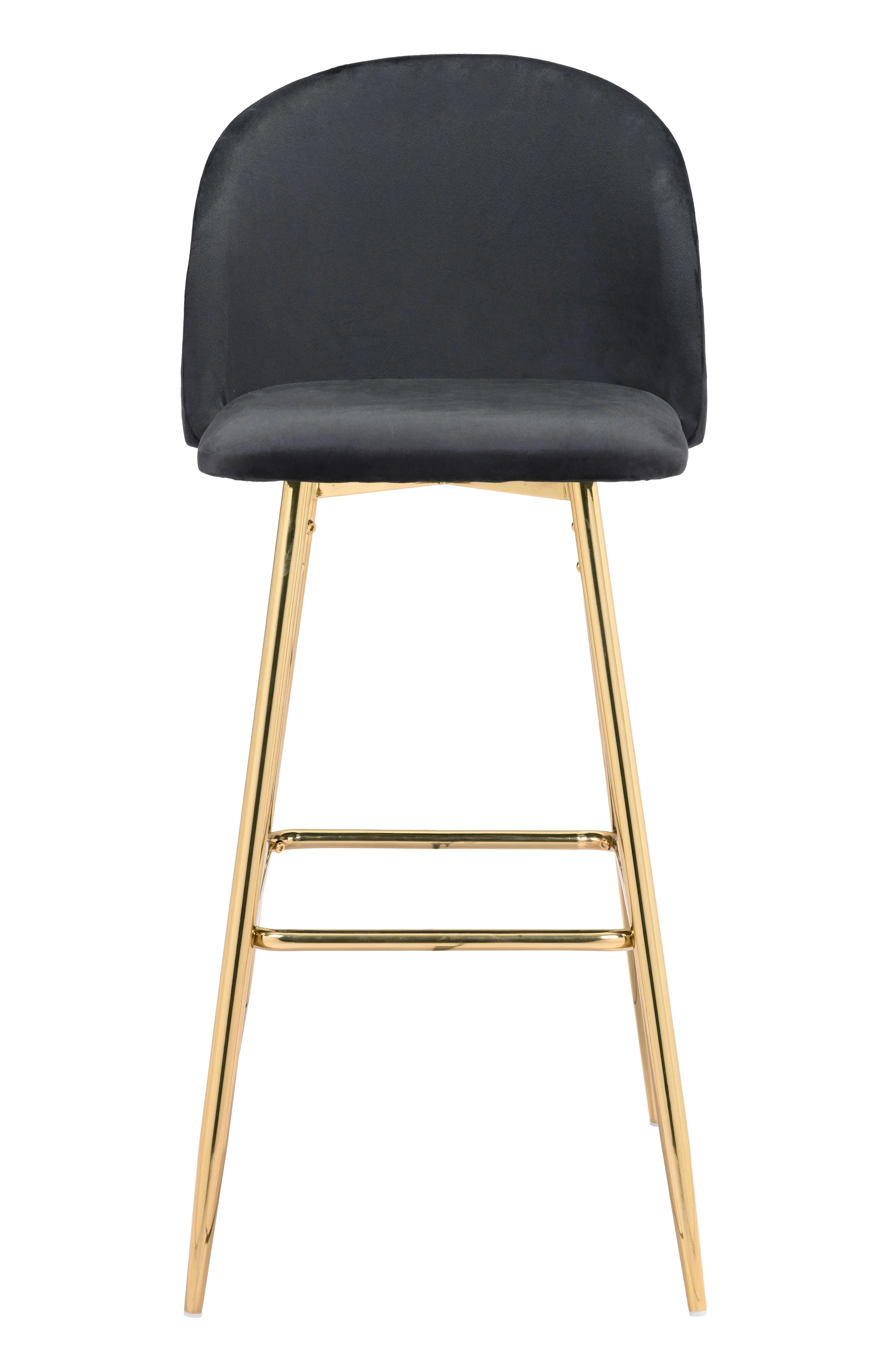 Cozy Barstool Black & Gold