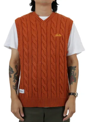 Cozy Cable Knit Vest - Oak