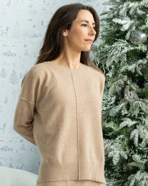 Cozy Cashmere Lounge Top Chestnut