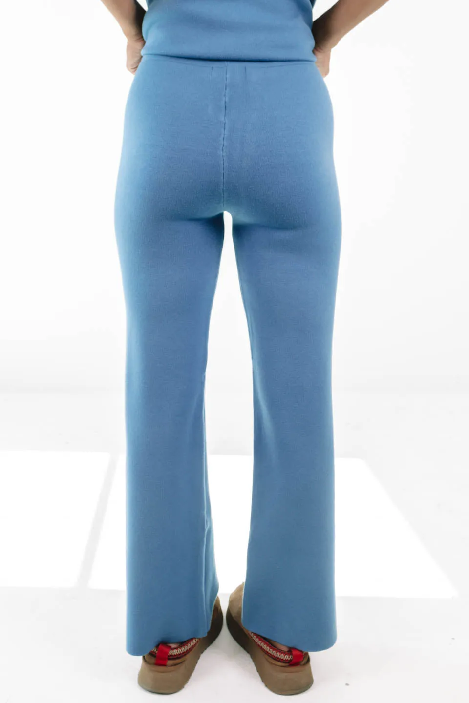 Cozy Chic Lounge Pants - Dusty Blue