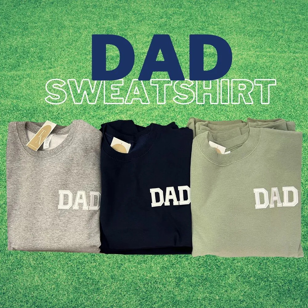 Cozy Dad Sweatshirt (Navy, Sage, Gray) | New Dad Gift | Dad Gift from Wife