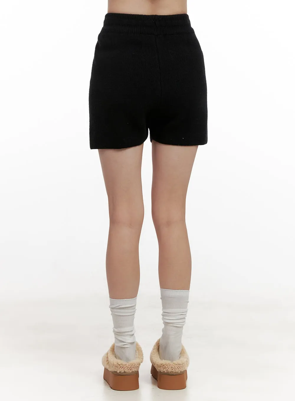 Cozy Drawstring Knit Shorts ON422