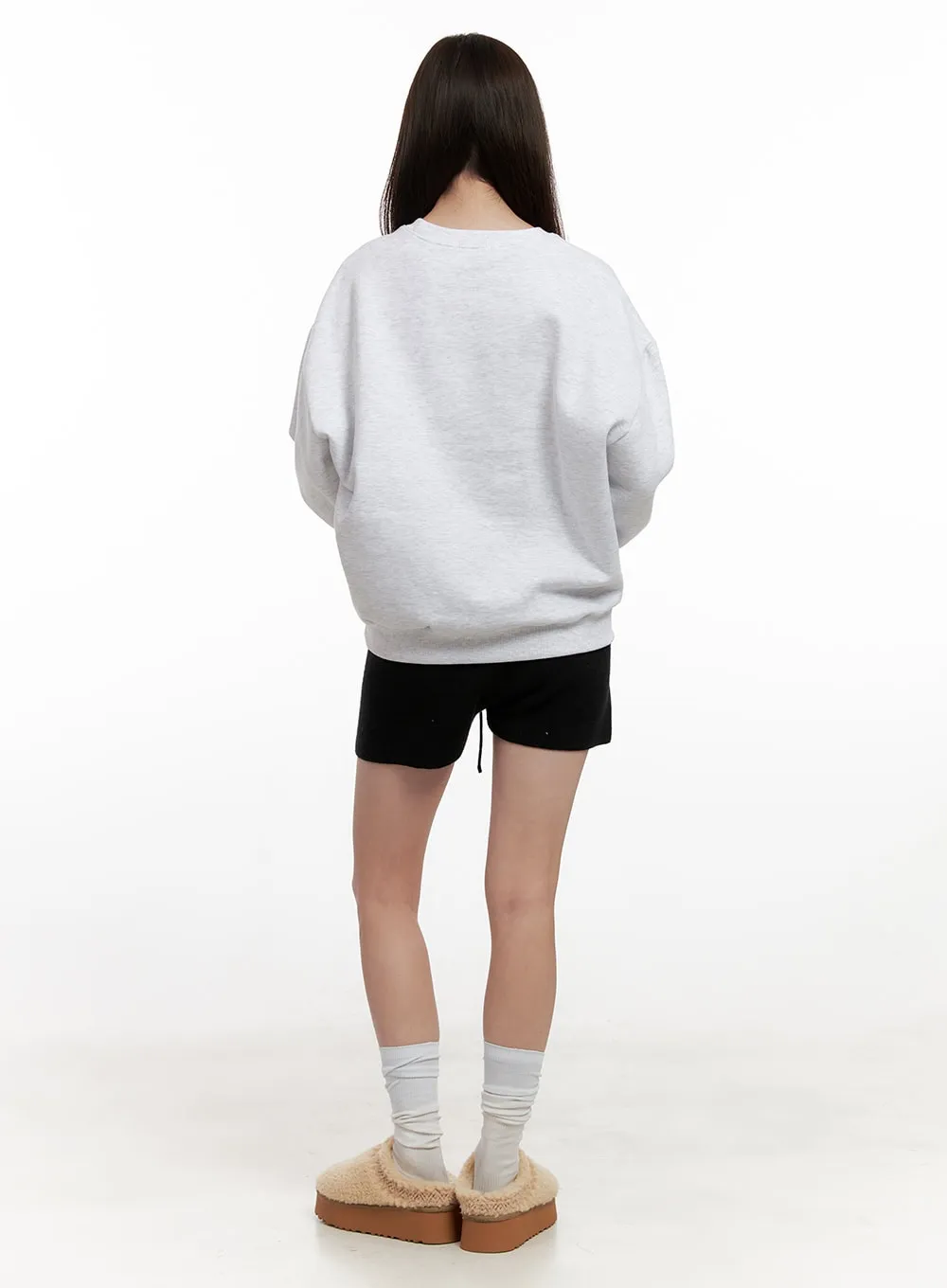 Cozy Drawstring Knit Shorts ON422