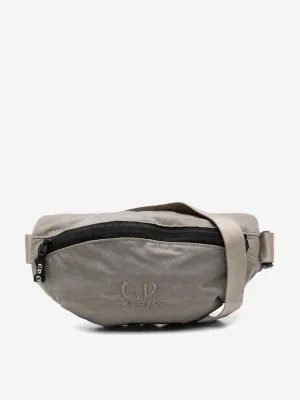 C.P. Company Boys Logo Belt Bag in Green