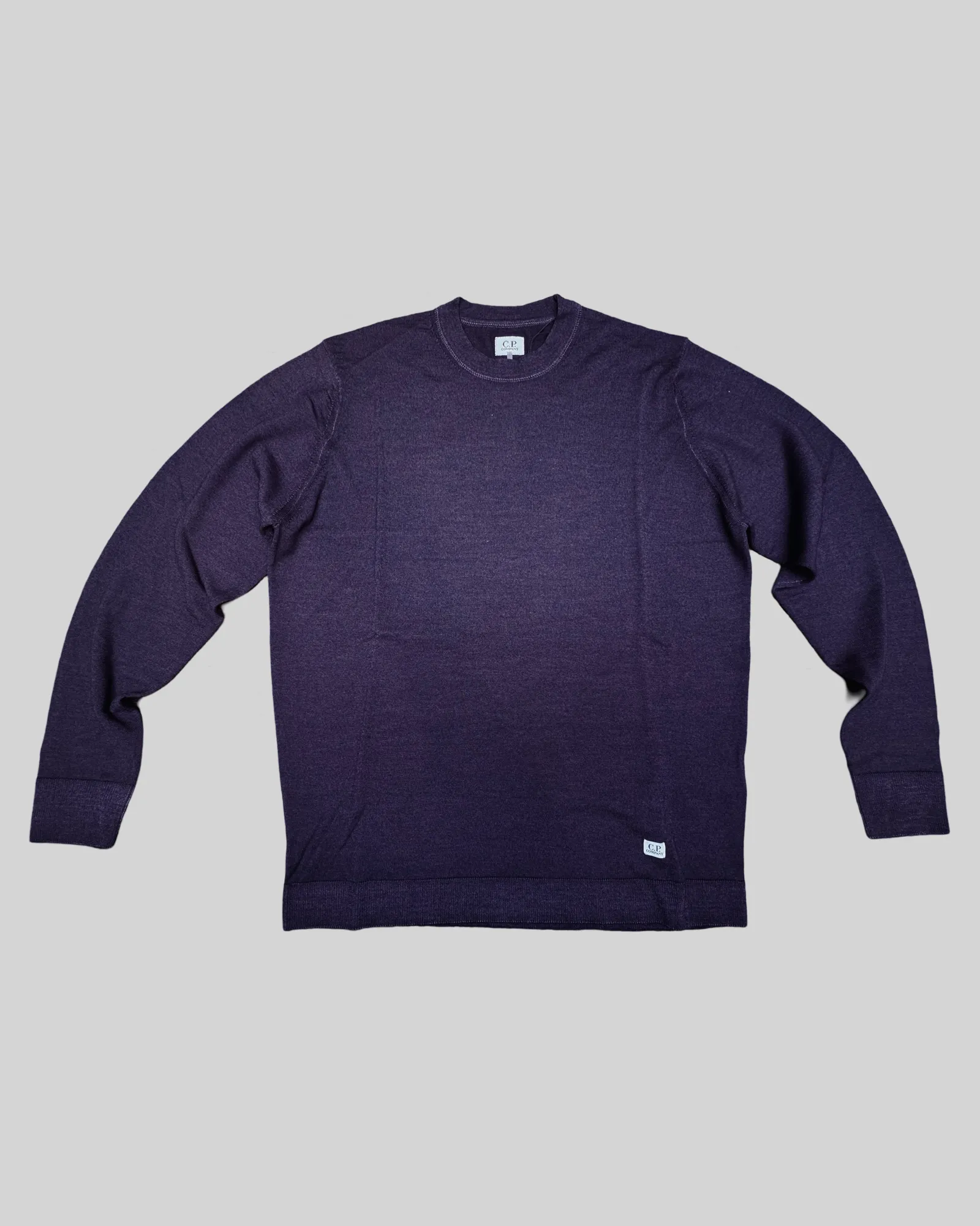 C.P. COMPANY Crew Sweater Nightshade Purple