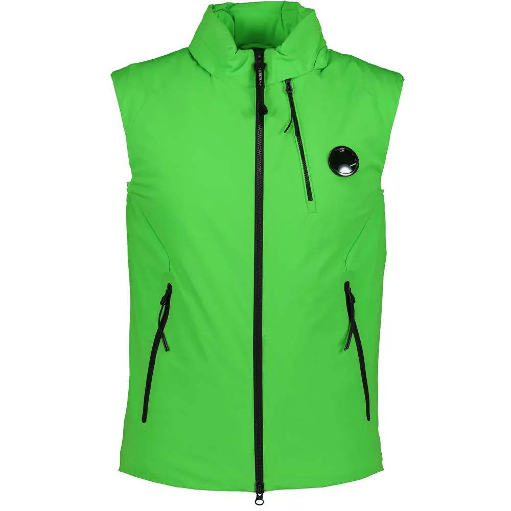 CP COMPANY Protek Padded Lens Gilet Jacket Green