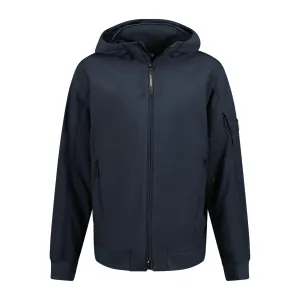 CP COMPANY SHELL-R HOODED JACKET NAVY BLUE