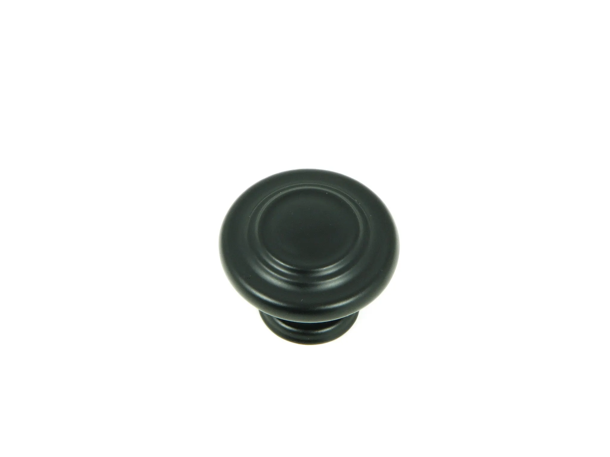 CP1398-MB   Matte Black Three Ring Cabinet Knob