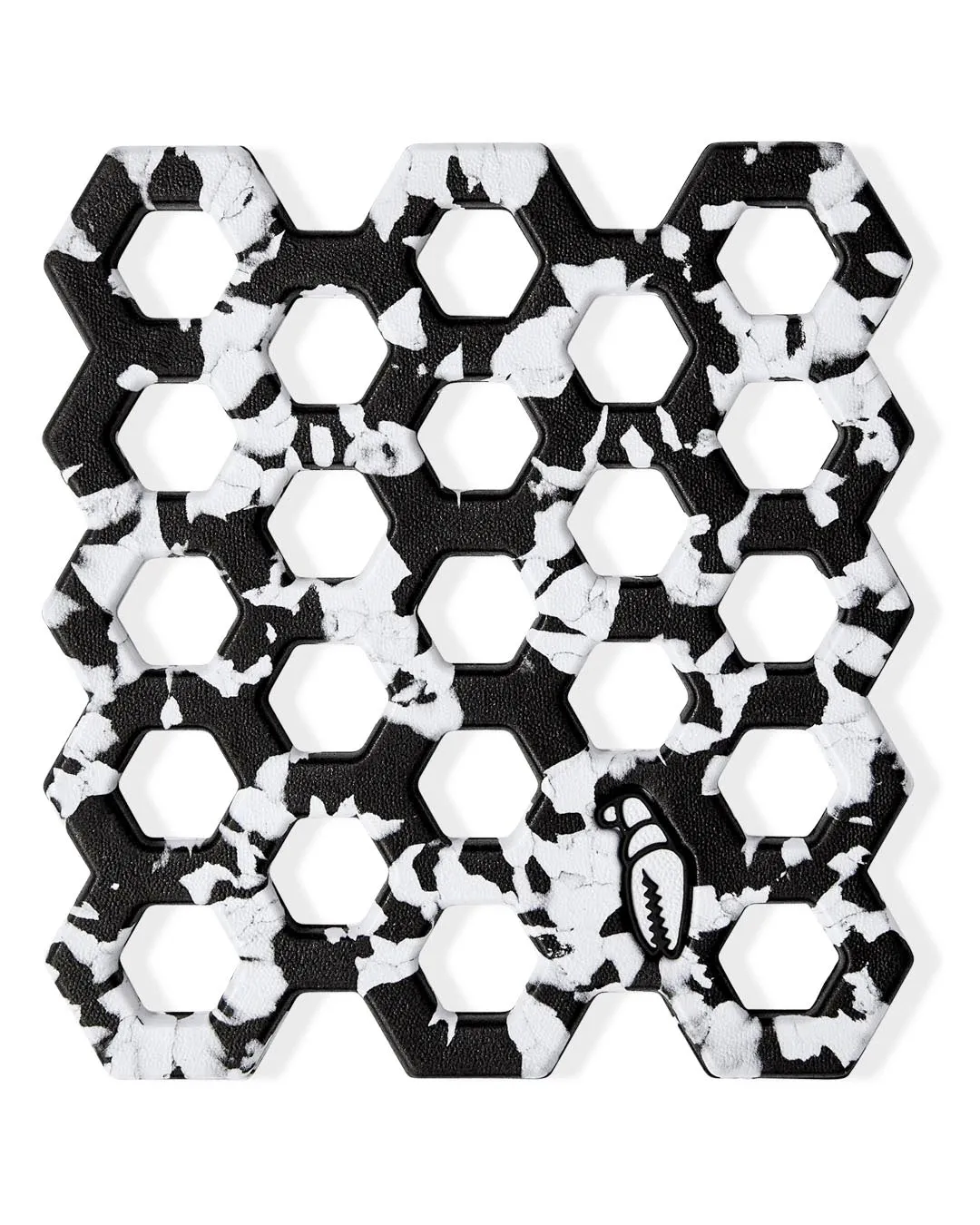 Crab Trap Snow Traction Pad - Black/White Swirl