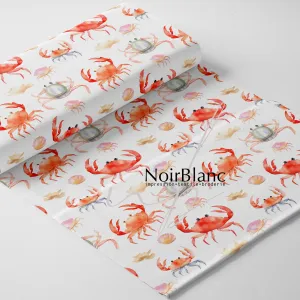 Crabe aquarelle