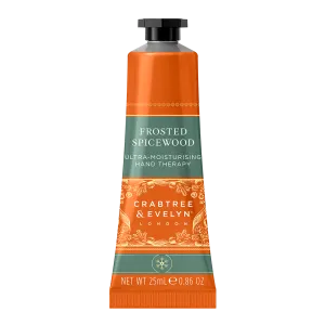 Crabtree & Evelyn Frosted Spicewood Ultra-Moisturizing Hand Cream Therapy 0.9 oz Tube