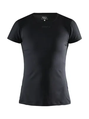 Craft ADV Essence SS Slim Tee sportshirt korte mouwen dames zwart