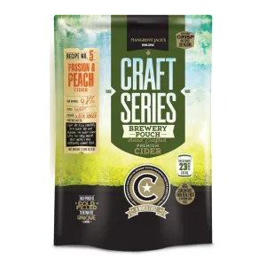 Craft Hard Peach & Passionfruit Cider Recipe Kit - Mangrove Jack's