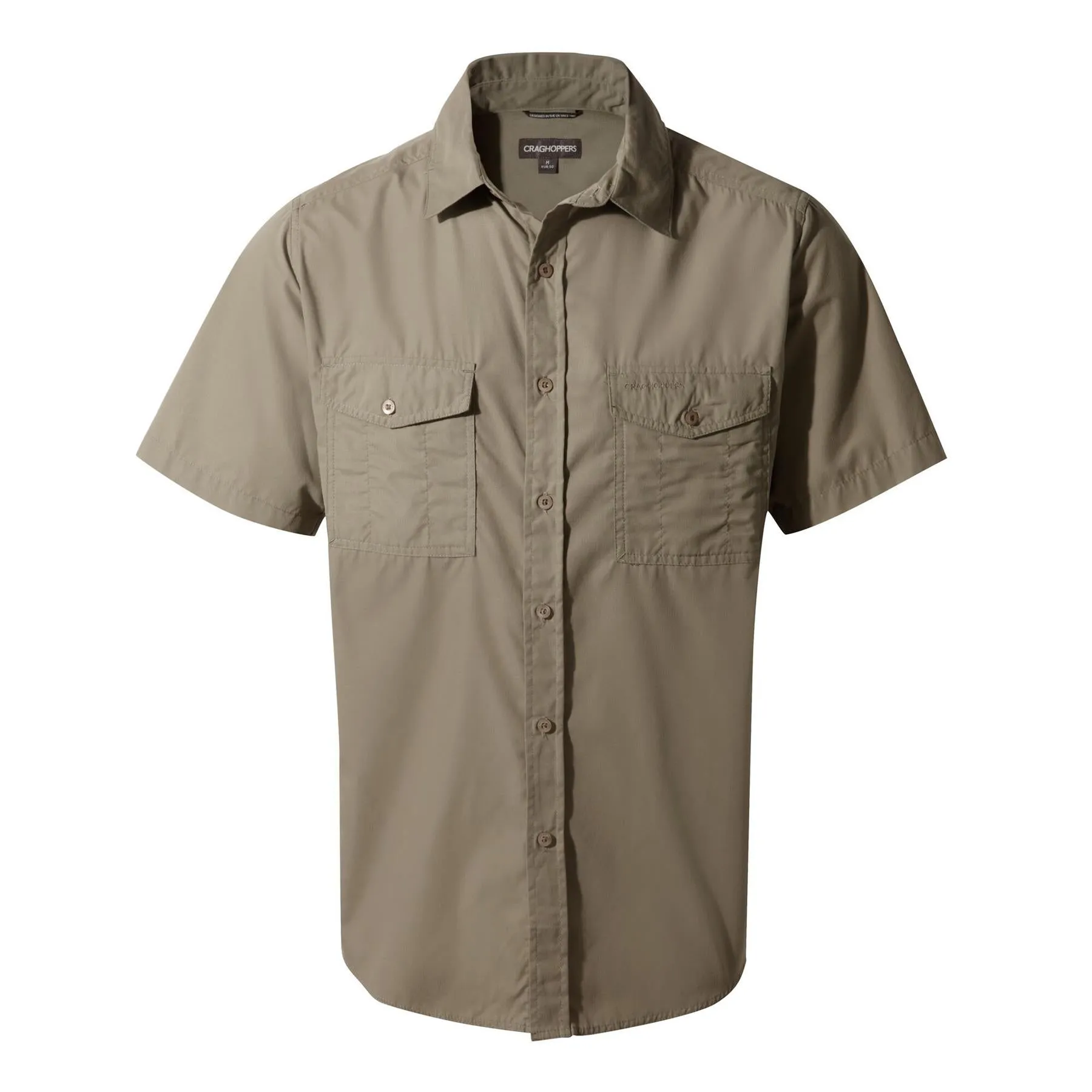 Craghoppers Mens Kiwi Short Sleeved Shirt Nosi Defense