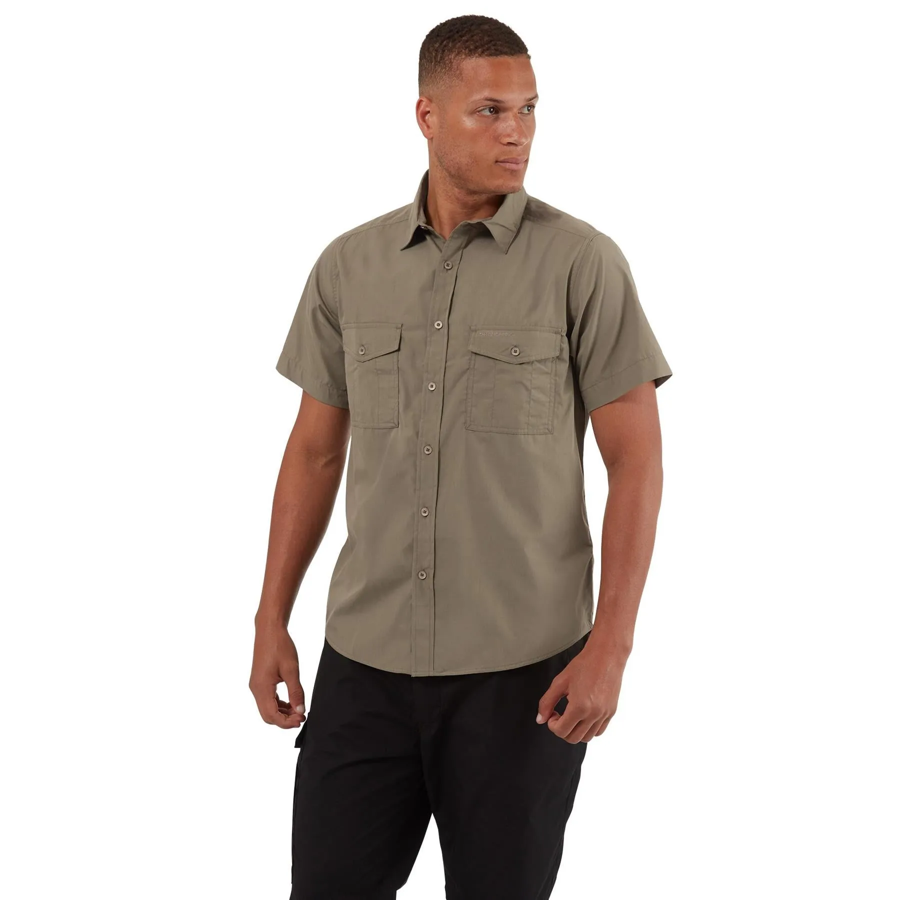 Craghoppers Mens Kiwi Short Sleeved Shirt Nosi Defense