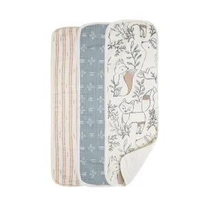 Crane Baby Burp Cloths - Ezra