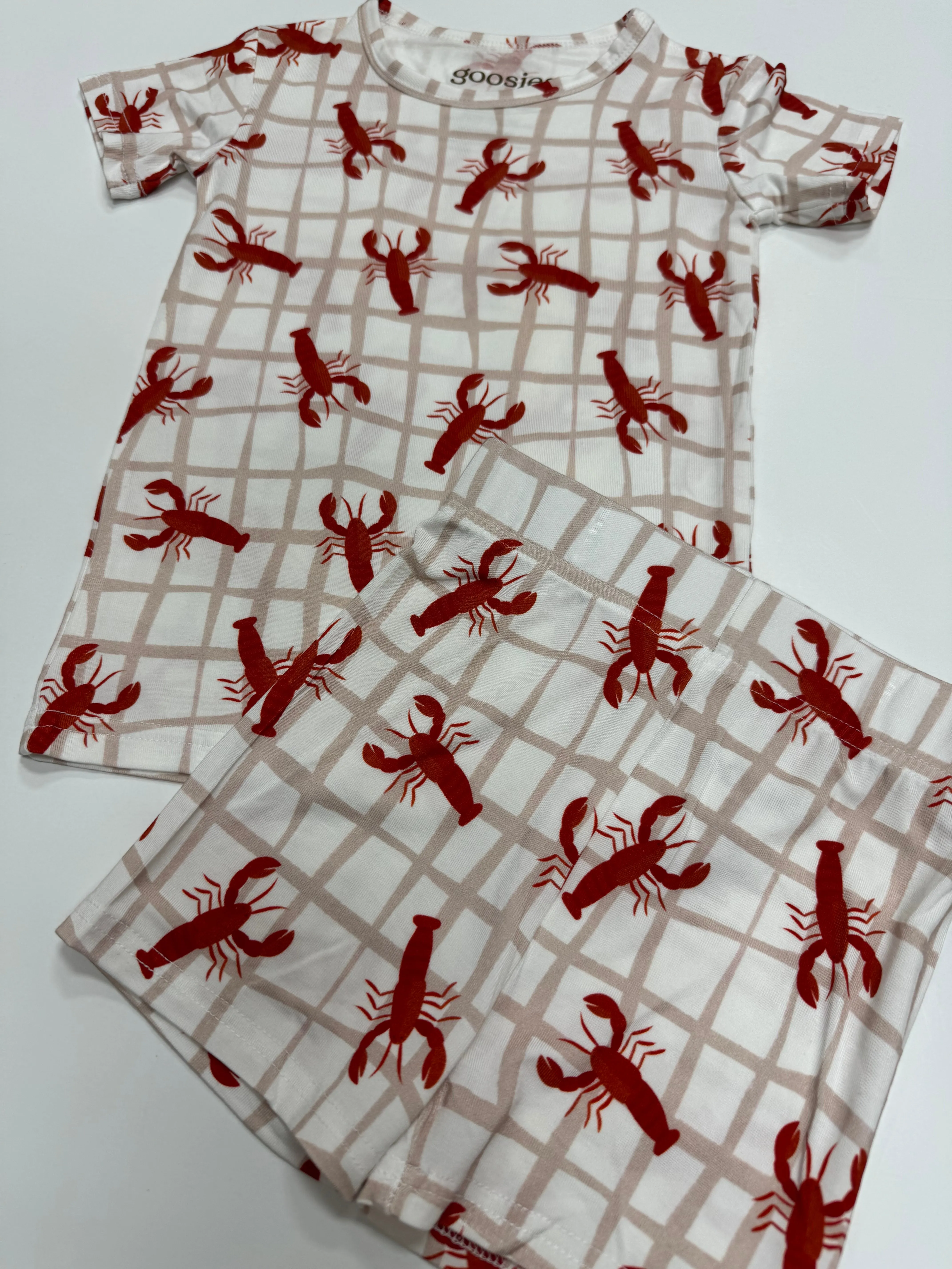 Crawfish Short Sleeves & Shorts 2 Piece Pjs