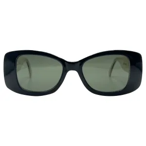 CRAWFORD Black Cat-Eye Sunglasses