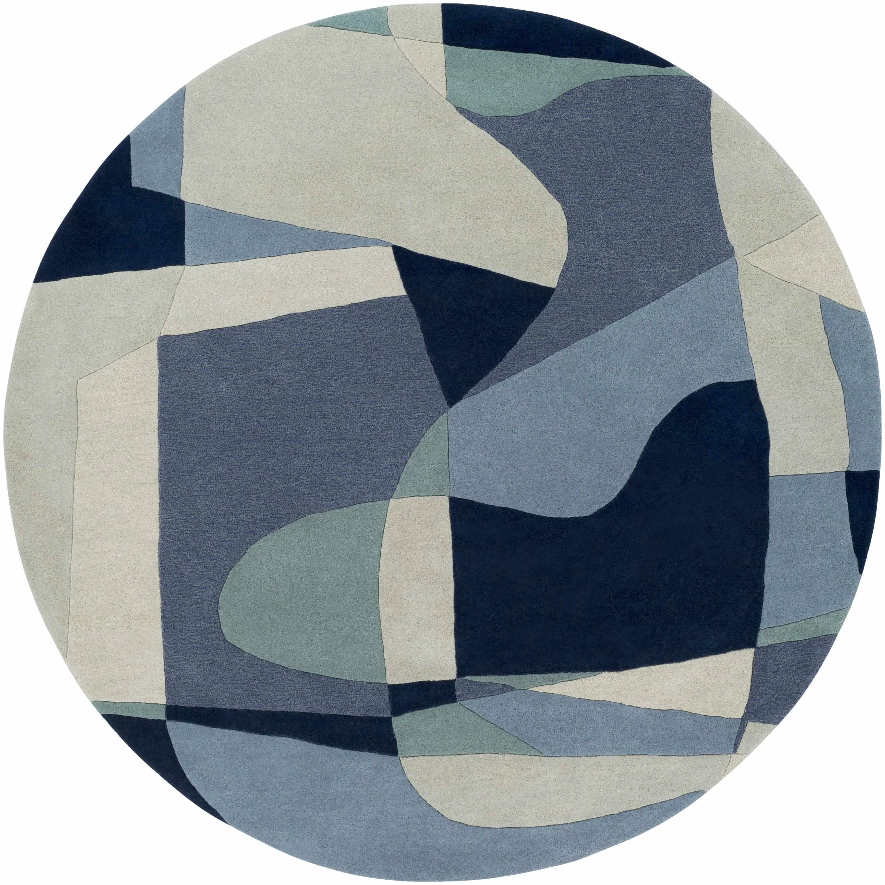 Crawfordsville Modern Wool Rug