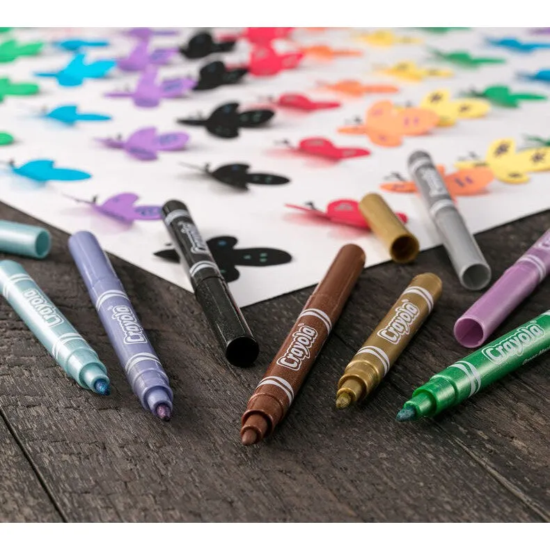 Crayola Metallic Markers, 8 Count