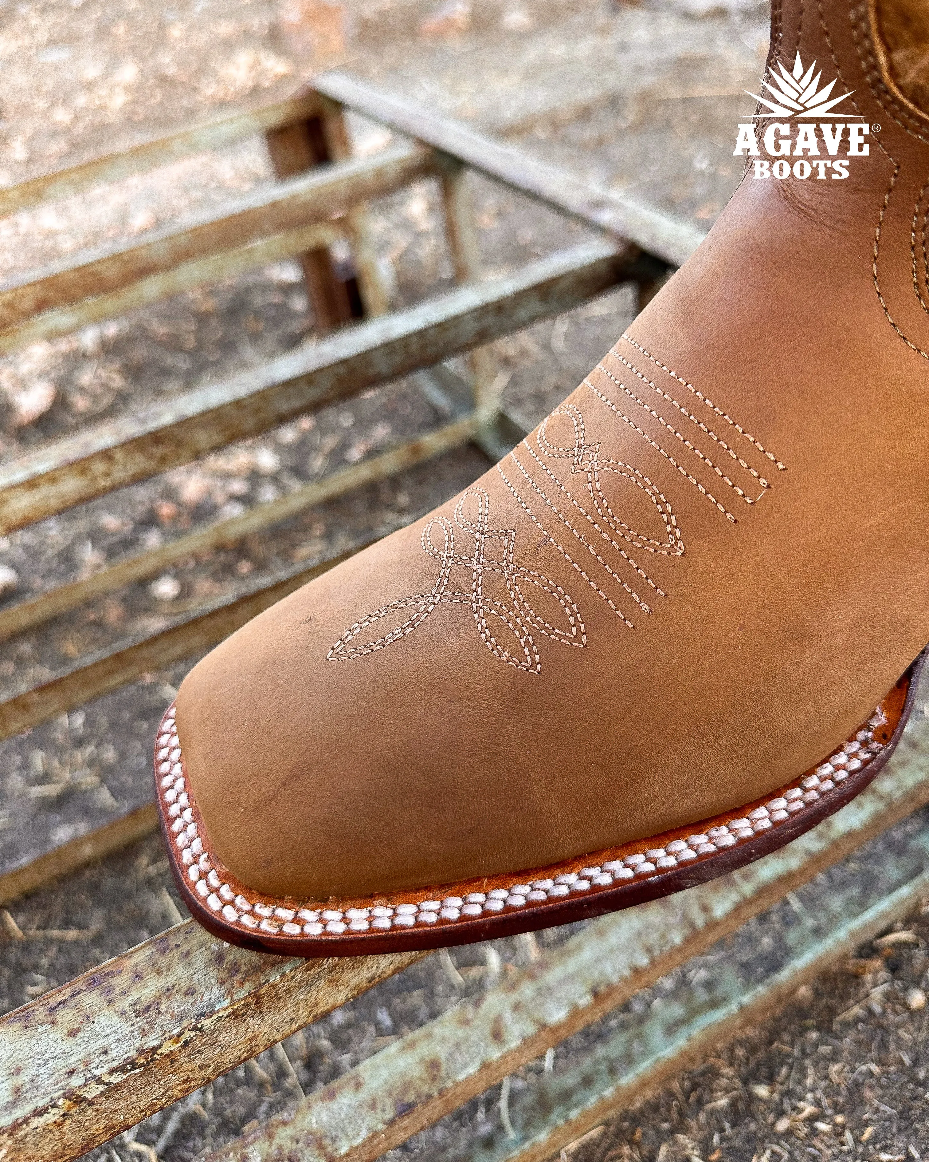 CRAZY "HONEY" | MEN SQUARE TOE WESTERN COWBOY BOOTS