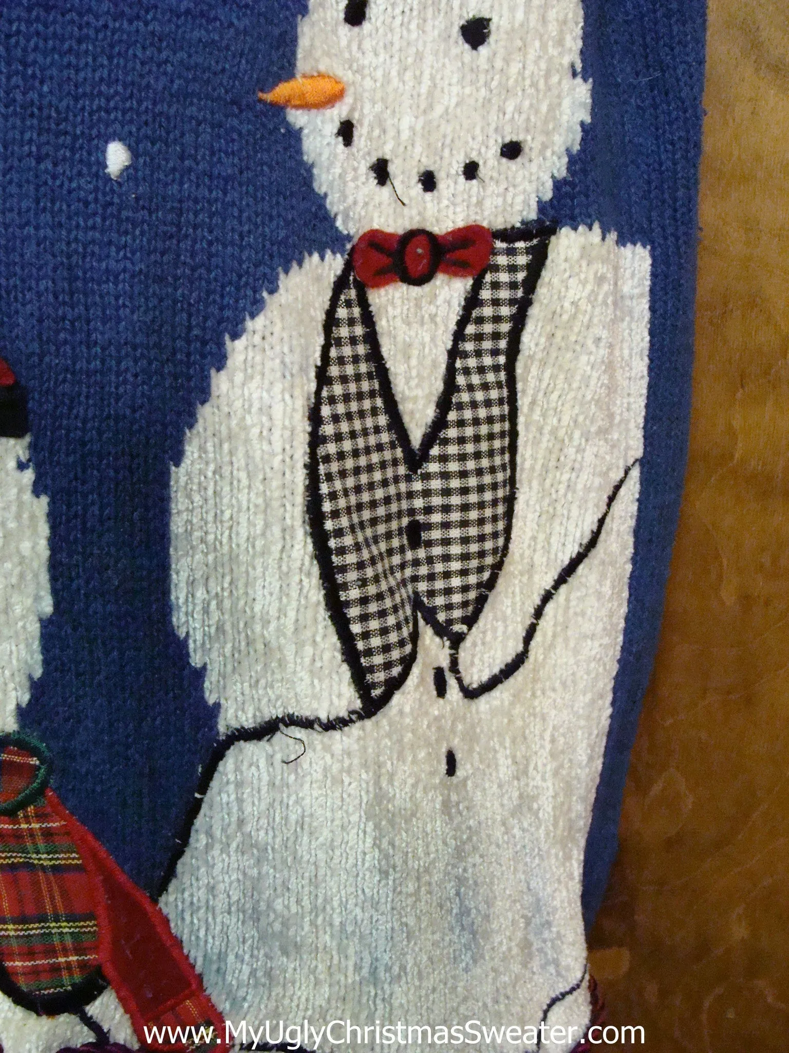 Crazy Snowmen Ugly Christmas Sweater Vest