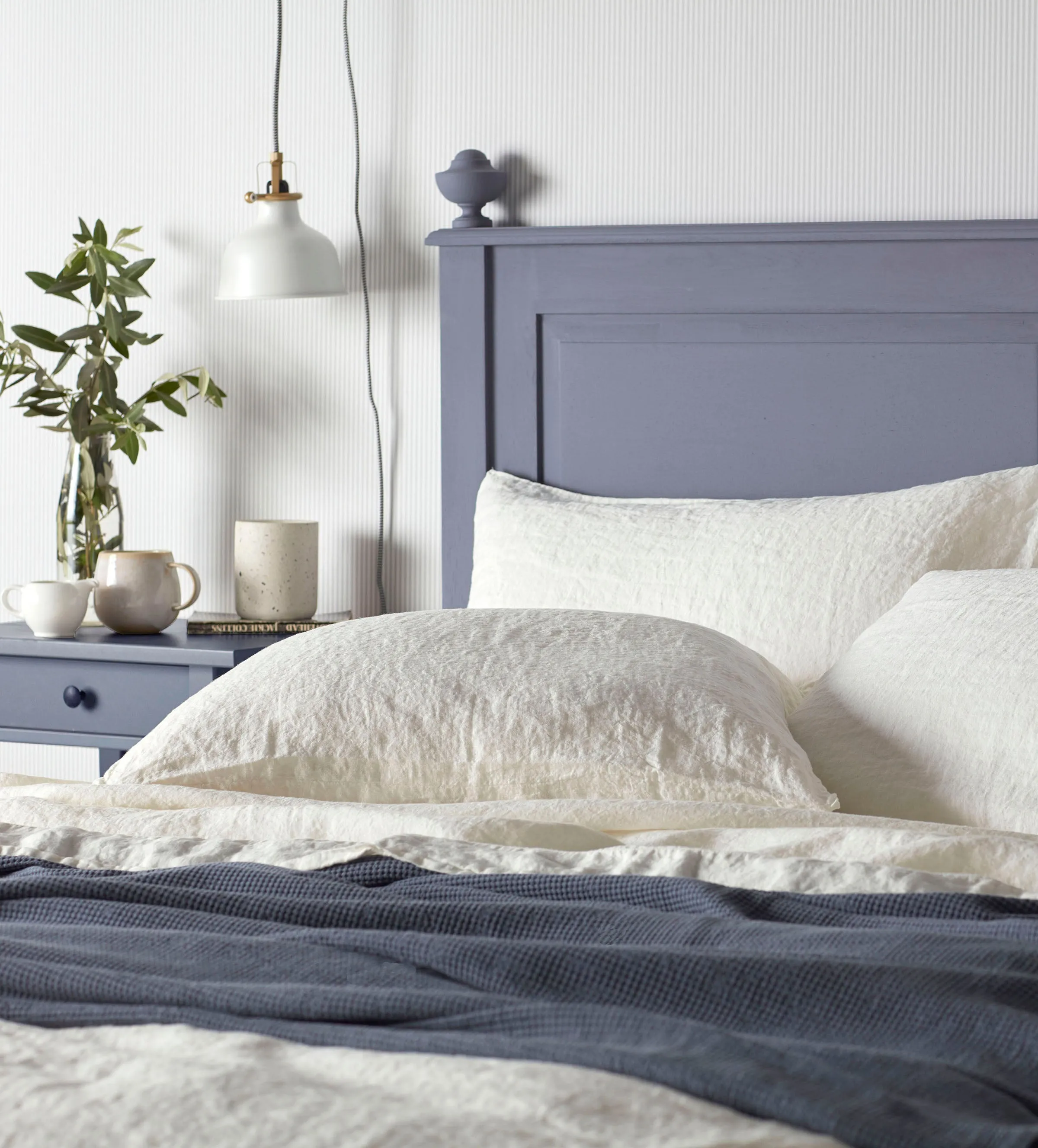 Cream 100% Linen Duvet Cover