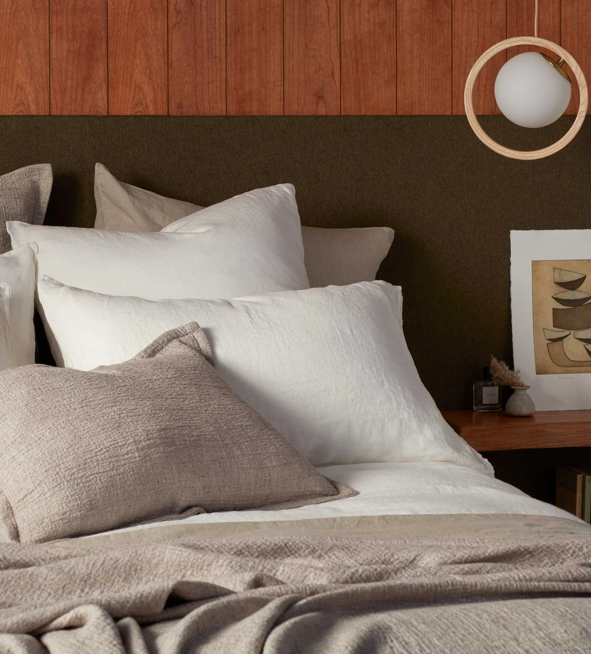 Cream 100% Linen Duvet Cover