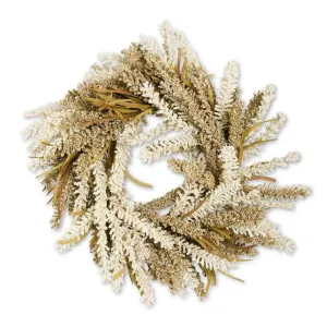 Cream & Brown Heather Wreath