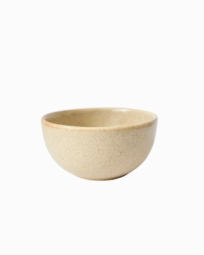 Cream Custard Handmade Small Soup Bowls - Set of 4