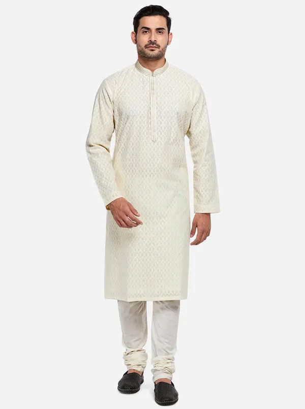 Cream Kurta Set | TULA