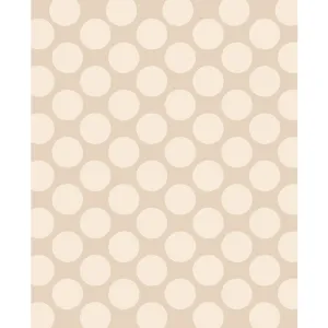 Cream Polka Dot Printed Backdrop