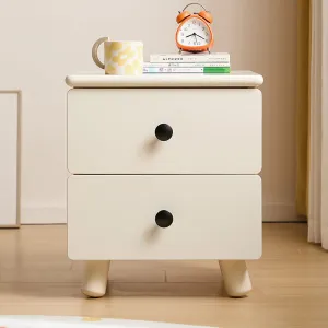 Creamy White Bedside Kids Cabinet