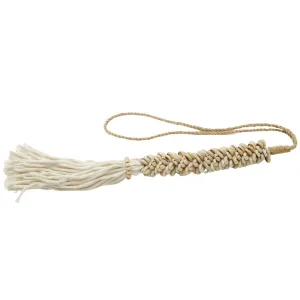 Creamy White Shell Tassel