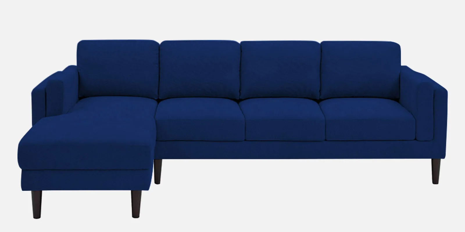 Creata Fabric RHS Sectional Sofa (3 Lounger) in Royal Blue Colour by Febonic