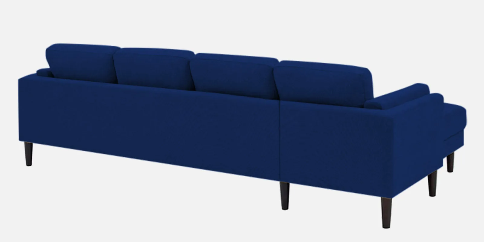 Creata Fabric RHS Sectional Sofa (3 Lounger) in Royal Blue Colour by Febonic