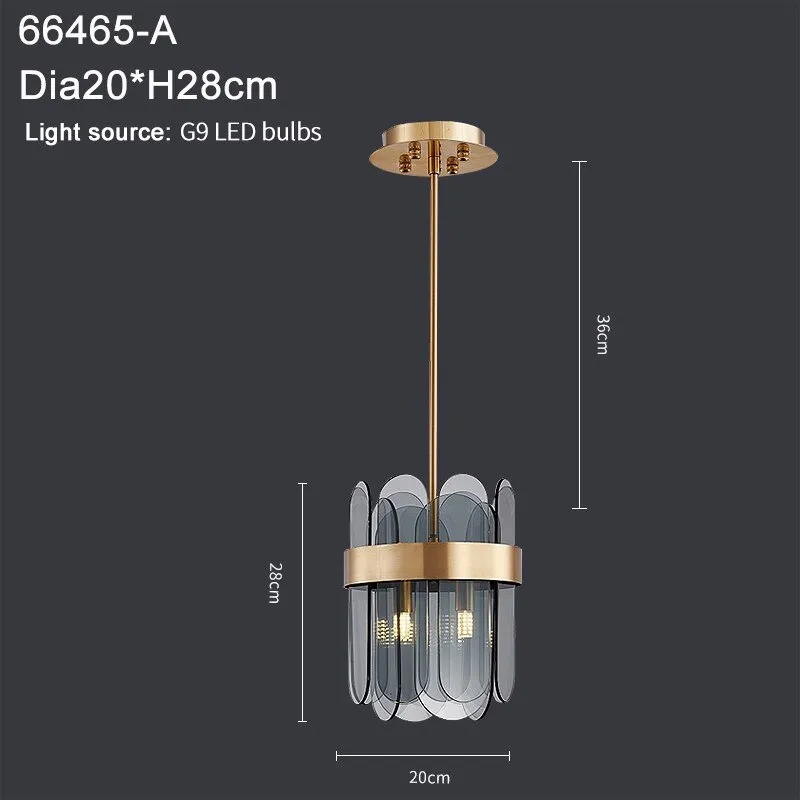 Creative Glass Pendant Chandelier For Dining Room Modern Home Decor Kitchen Island Hanging Lamp