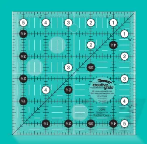 Creative Grids SQUARE 5.5" X 5.5" Ruler CG R5