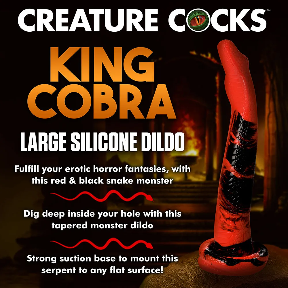 Creature Cocks King Cobra Large 14 in. Long Silicone Dong