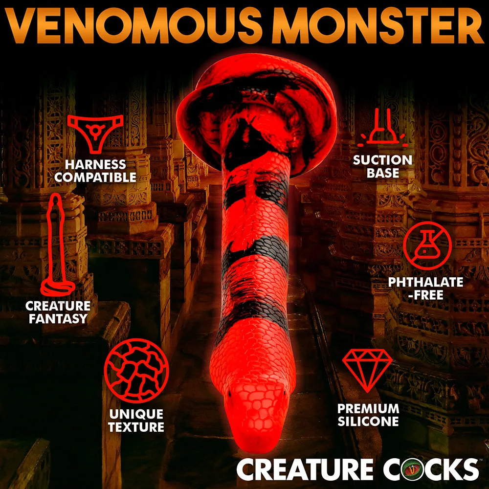 Creature Cocks King Cobra Large 14 in. Long Silicone Dong