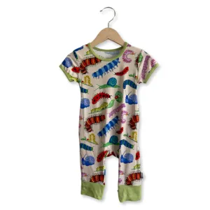 Creepy Crawlies Kid's Short Long Romper