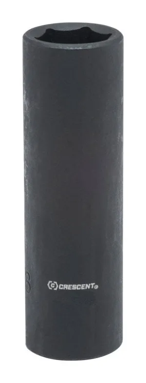 Crescent 7/16 in. X 1/2 in. drive SAE 6 Point Deep Impact Socket 1 pc