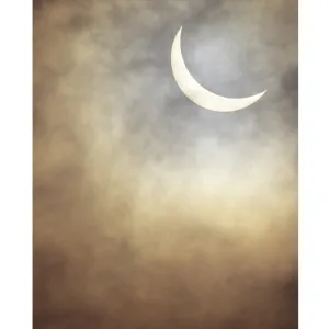 Crescent Moon Printed Backdrop